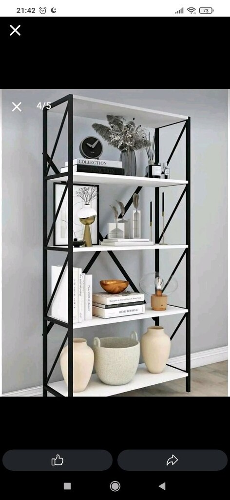 5 li raf 1.80 yükseklik 30 cm derinlik 90 cm boy ahşap raf - 18