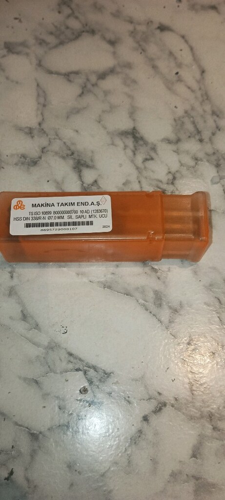 Ucu Seti (Sanayi Tipi)" veya"7 mm HSS Çelik Delme Matkap Uçları - 7li - 6