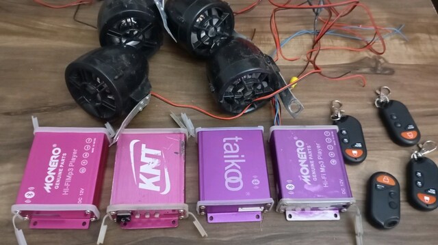 motosiklet alarm MP3 çalar