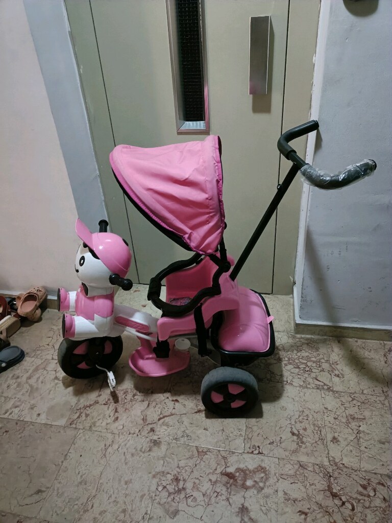panda pembe bisiklet - 3