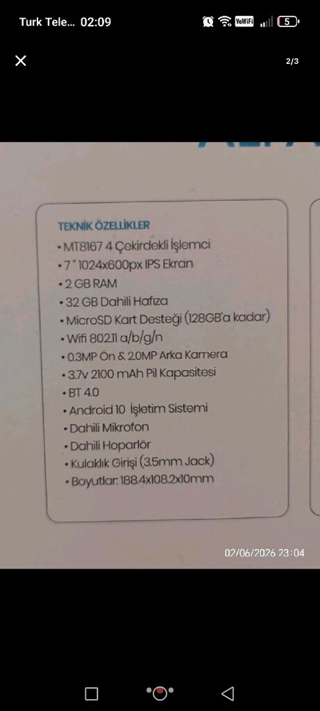 KUTU AÇILMAMIŞ TABLET - 2