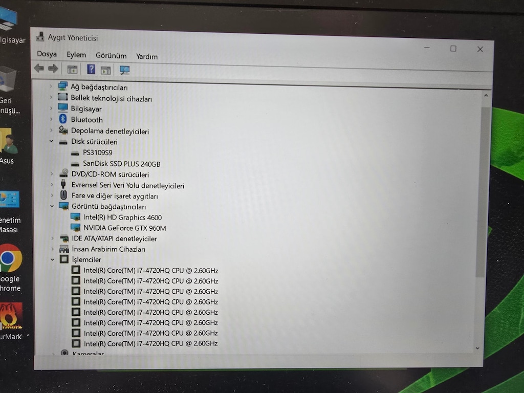 SIFIR GİBİ GÜÇLÜ 1080p İ7! +4GB GTX960M! +16GB RAM! +240GB SSD! - 7
