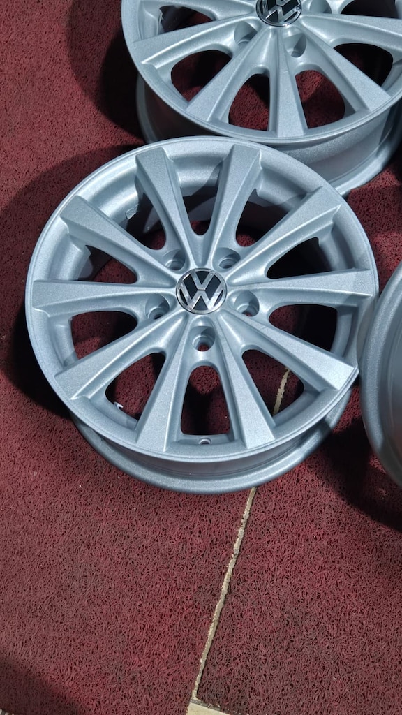 /// VOLKSWAGEN/// ORJİNAL /// 15 İNÇ 5X112 HATASIZ-ÇELİK JANT - 5