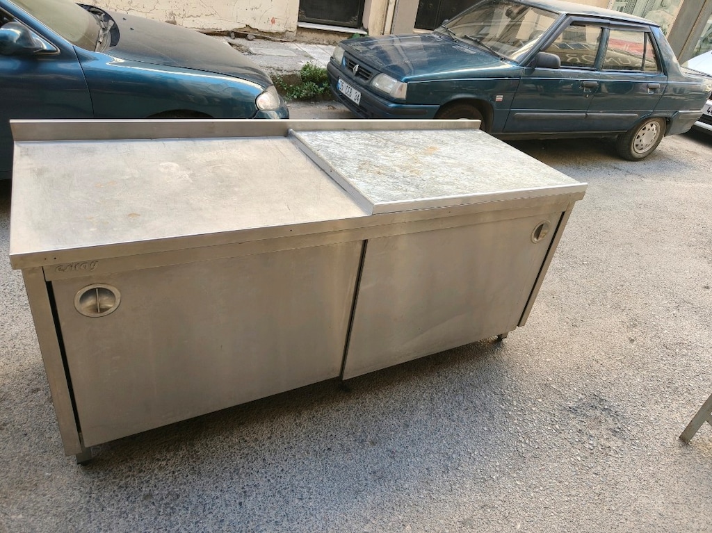 krom kapaklı çalışma tezgahı - 13