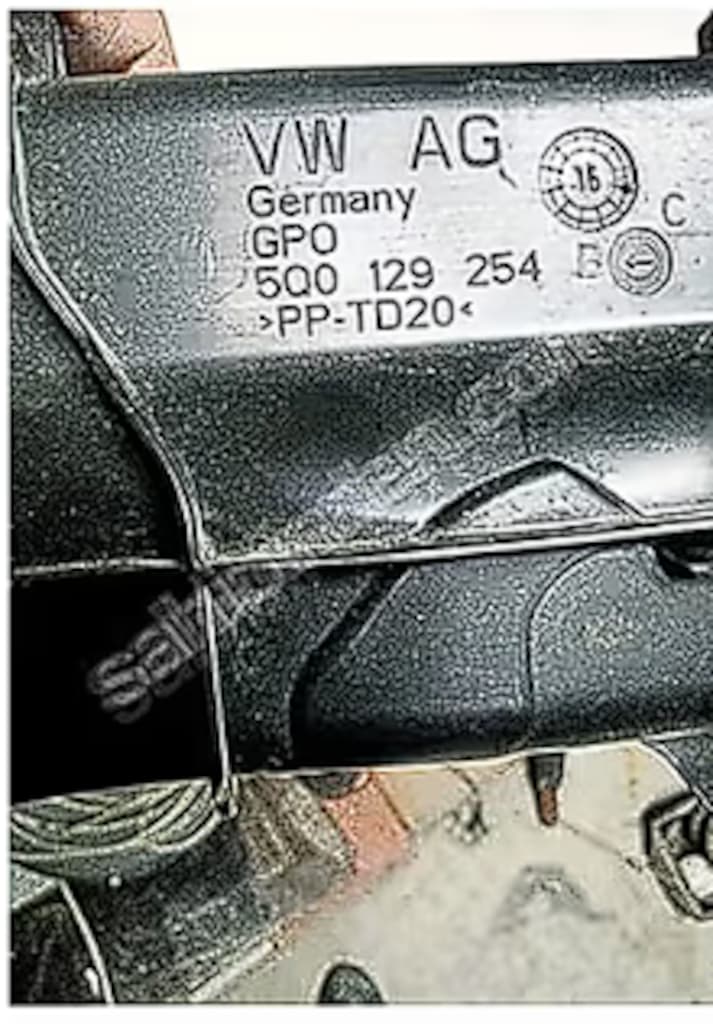 5Q0129254B VW GOLF 7 CADDY LEON PASSAT JETTA A3 HAVA PANELİ - 2