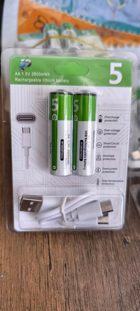 Kendinden şarjlı,2800 mAh kalem pil - 2