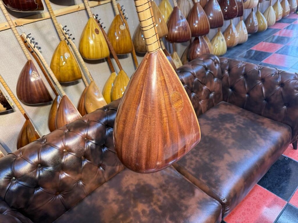 TAM PROFESYONEL 41 TEKNE MAUN AĞACI 1.SINIF KALİTE UZUN SAP SAZ - 3