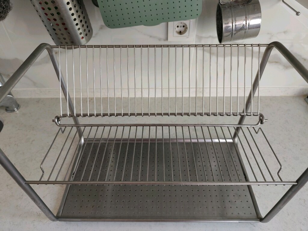 Ordning Bulaşıklık Ikea Orijinal Ürünü Paslanmaz Çelik 50 X27X36 Cm - 8