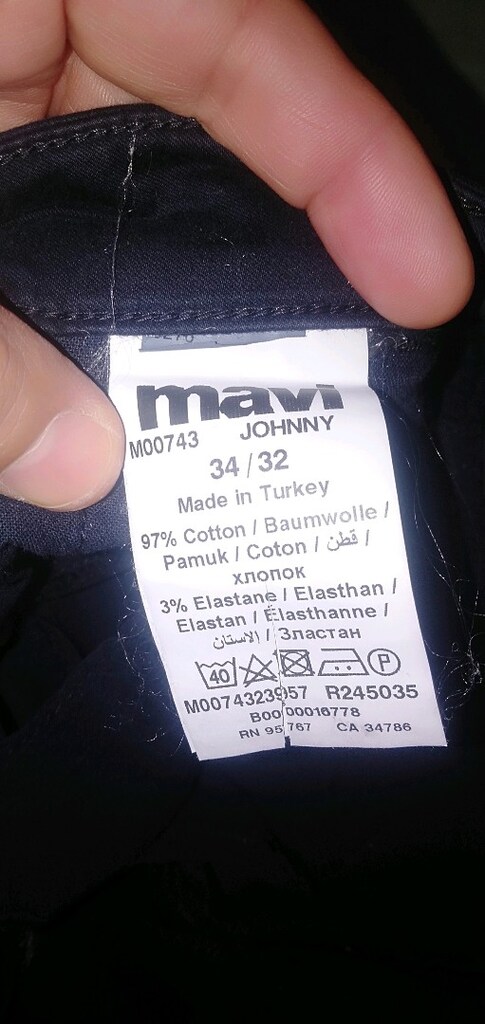 Erkek keten pantolon sıfır - 4