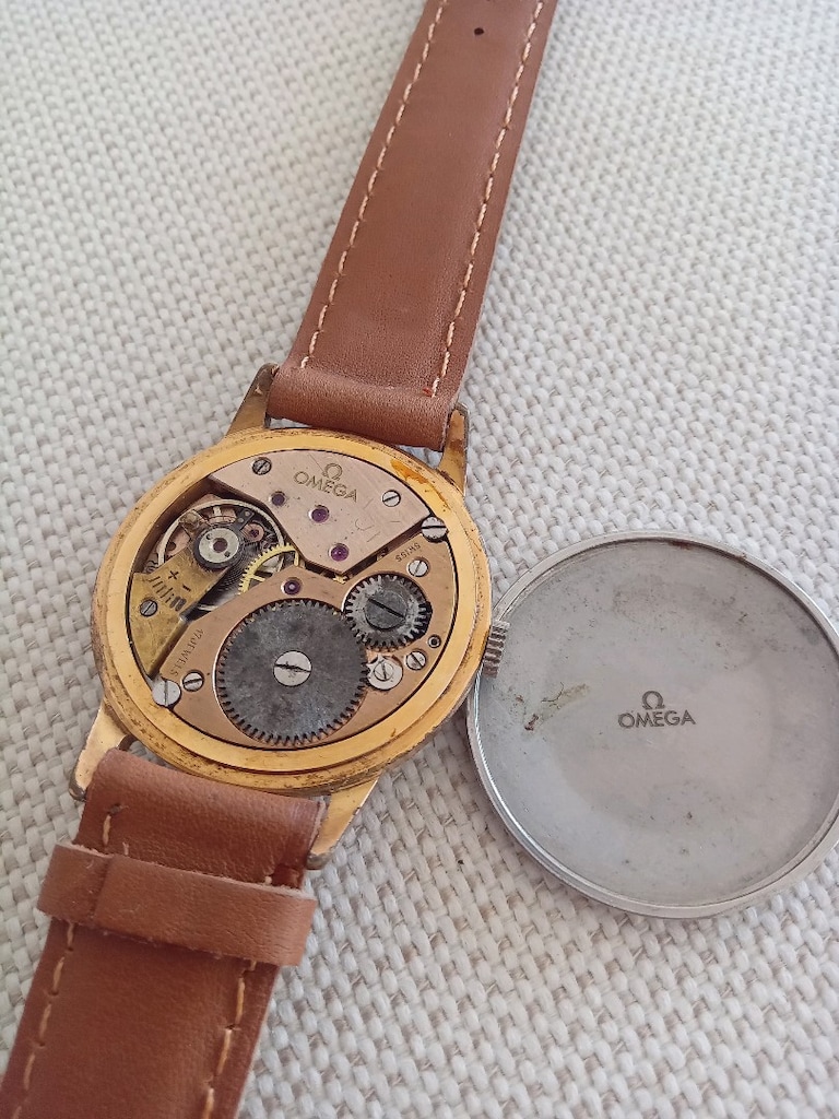 1977 imalı OMEGA KURMALI ERKEK KOL SAATİ - 5