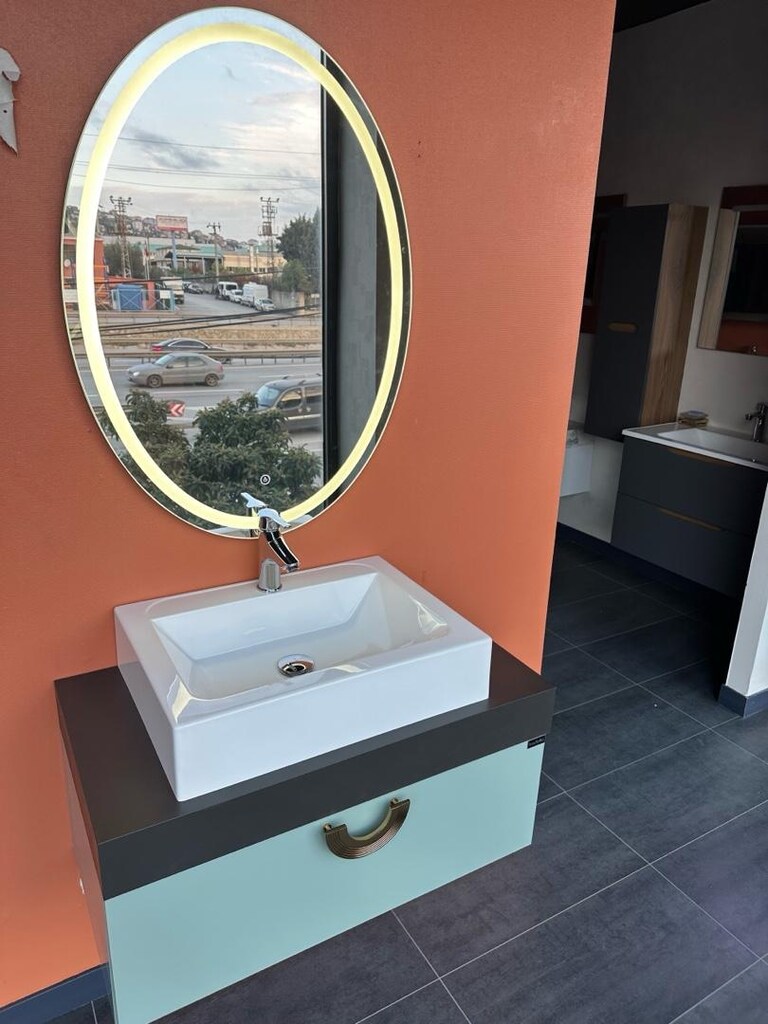 100 cm Yeni Sezon Banyo Dolabı Set - 2