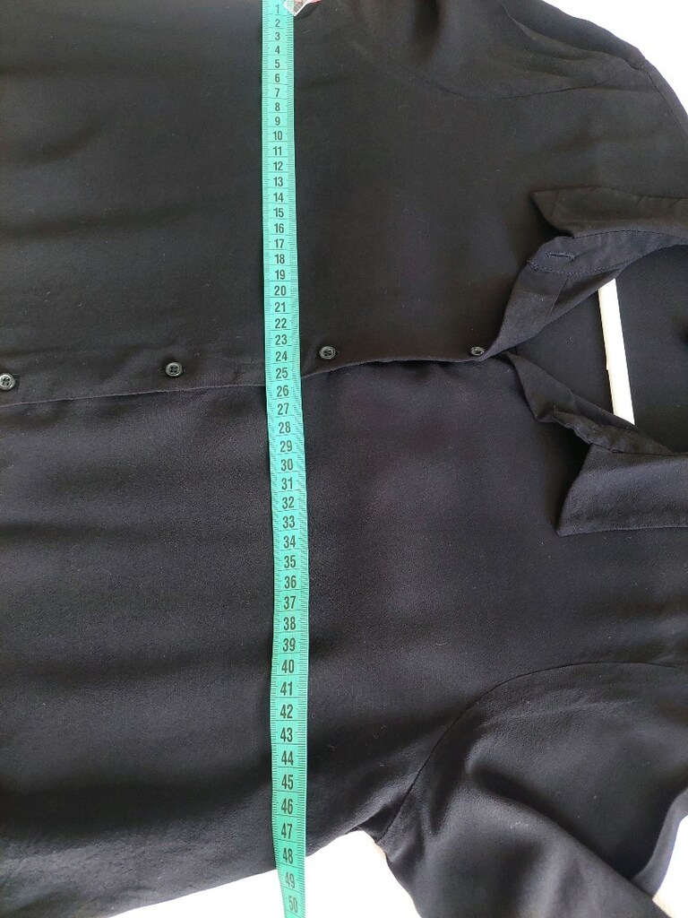 ZARA trf collection uzun gömlek bluz - 8