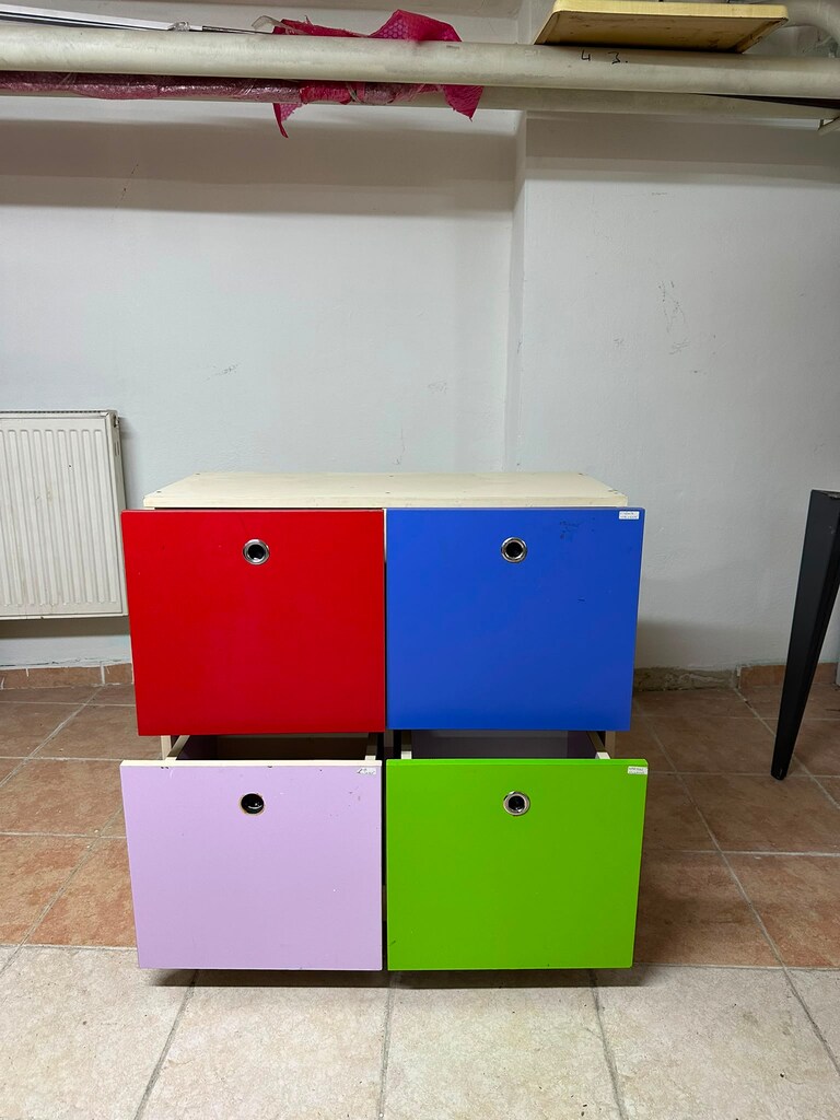 KLAS OFİS ÜSKÜDAR 40x80x80 RENKLİ ANAOKULU DOSYA DOLABI - 3