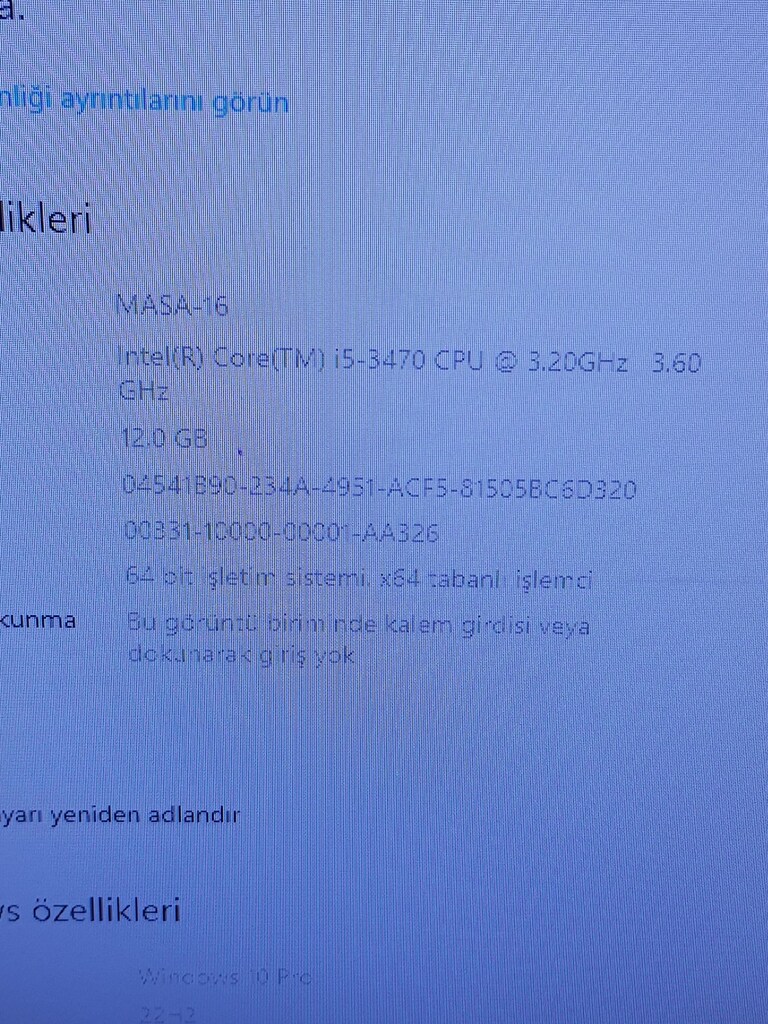 İ5 12GB RAM 128SSD 1050Tİ 22LED MONİTÖR TAKIM BİLGİSAYAR - 9