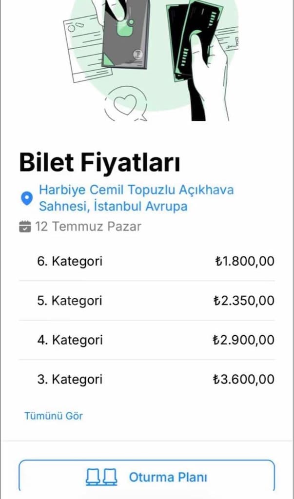 Alphaville 12 Temmuz konseri- 2 bilet