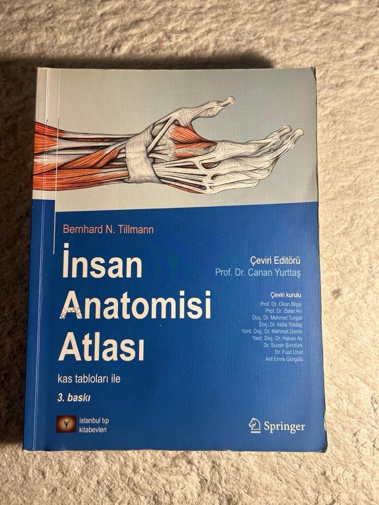 Tillmann İnsan Anatomisi Atlası 3. Baskı | FTR/Tıp - 5