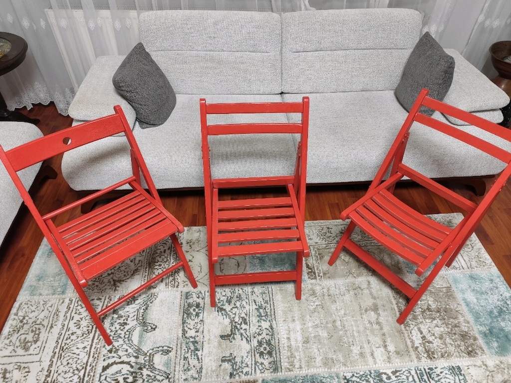 ahşap katlanır sandalye - 2