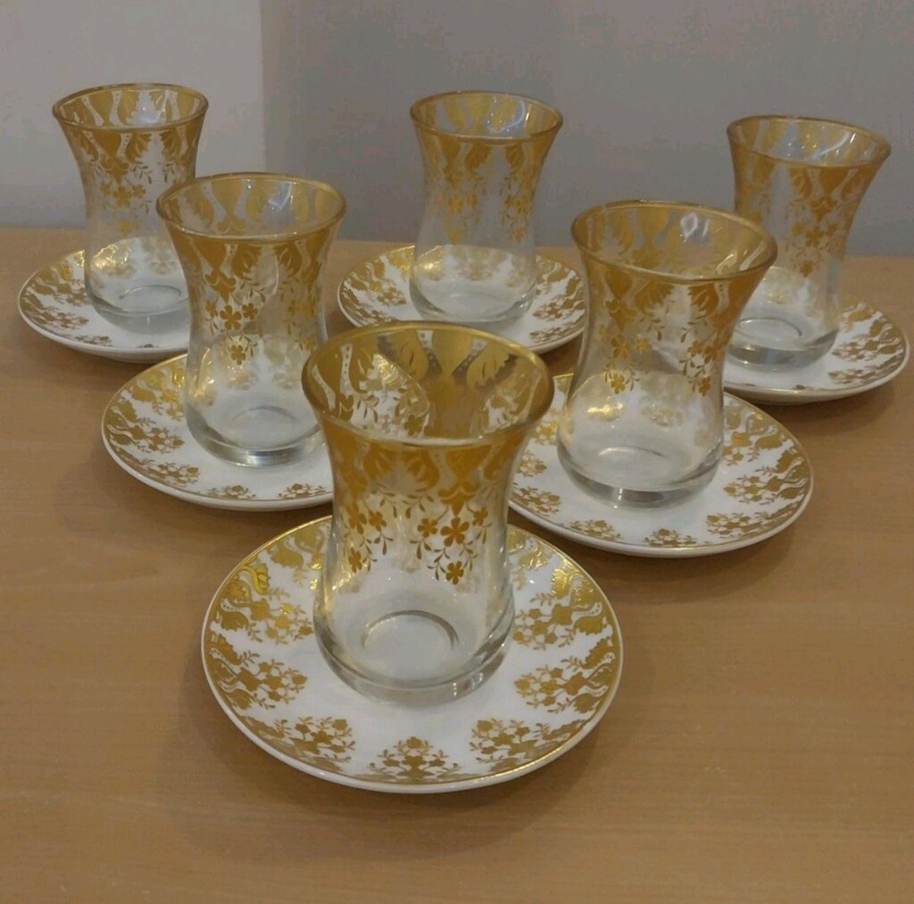 12 parça Biev çay bardapı - 2