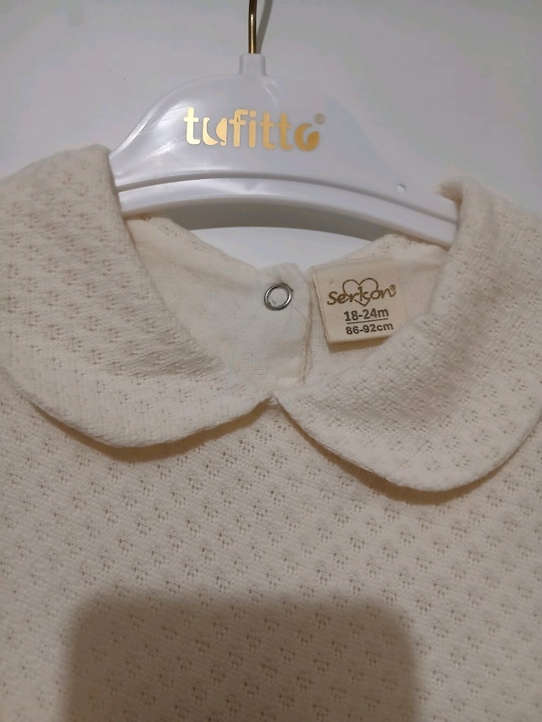 Serkon Bebe Yaka Fiyonklu Tüllü Elbise(18-24 Aylık) - 8