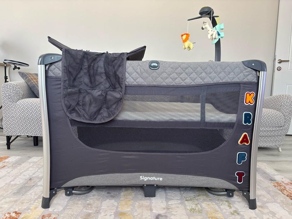 Şık Açılır Yemek Masası + 2 Sandalye+Kraft Park Beşik – Çok Temiz Duru - 8