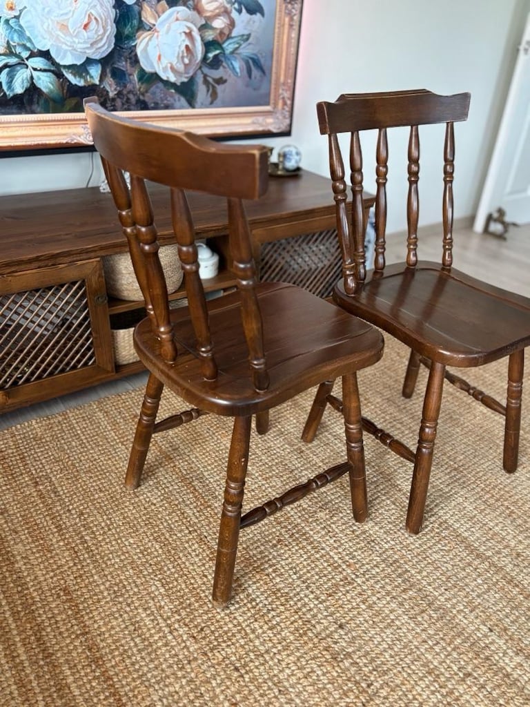 ahşap tonet sandalye antika - 4