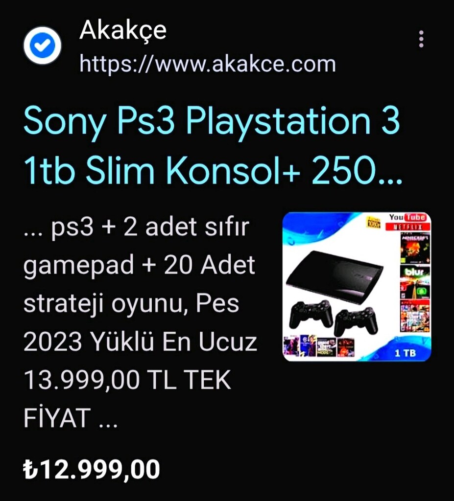 PS-3 SÜPER SLIM 1 TB HAFIZA 96 TANE OYUN VAR İÇİNDE TEMİZ KULLANILMIŞ - 16