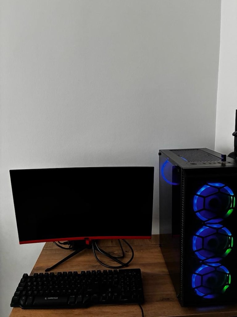ışıklı kasa pc montiör kasa bilgisayar - 4