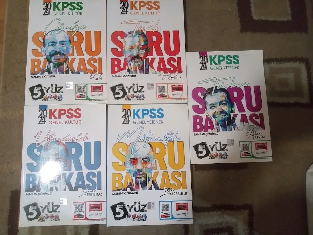 KPSS SORU BANKASI SETİ YARGI YAYINLARı HİÇ KULLANILMADI - 2