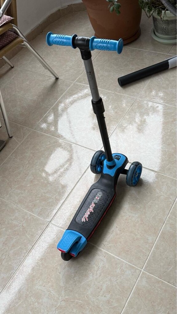 Çocuk scooter ışıklı teker boy ayarlı - 2
