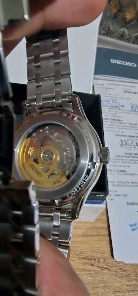 Seiko Presage Automatic Saat 10 defa bile takılmadı sıfır ayarında - 4