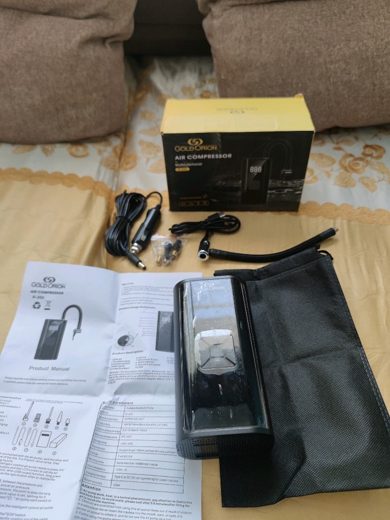 Hava basabilen güçlü powerbank