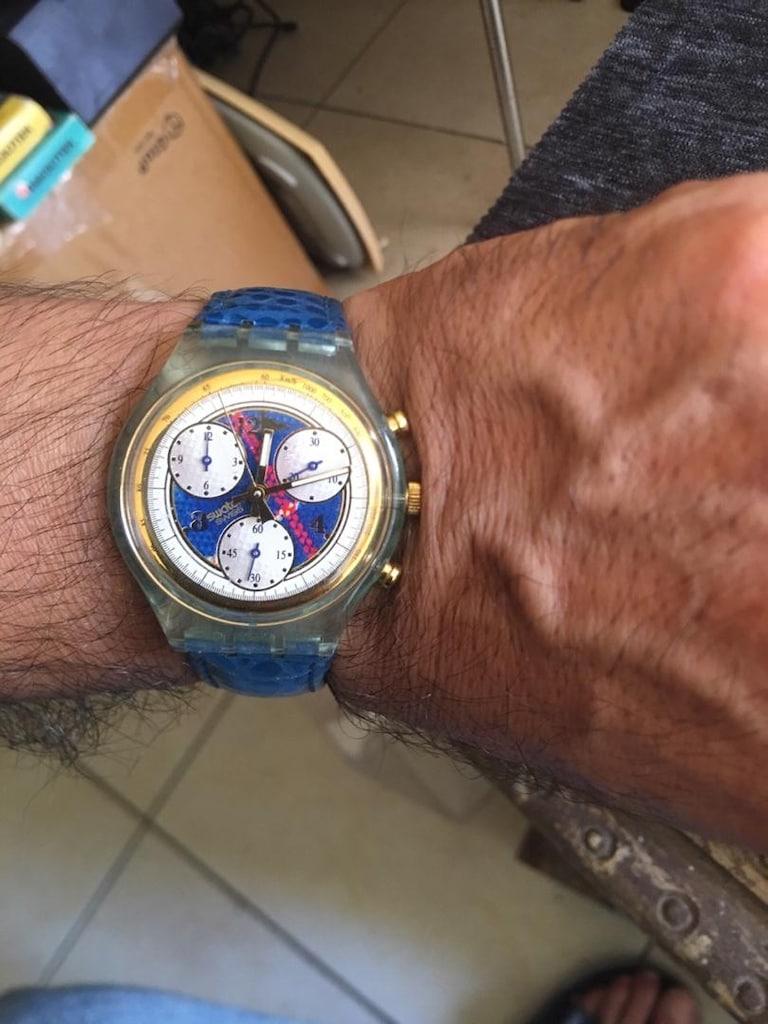Swatch Irony Chronograph SCK105 - 1994 - 1. Nesil - 9