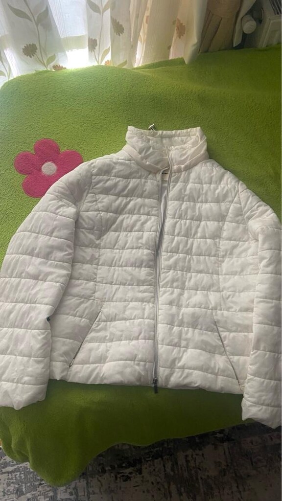 kız çocuk koton kapitone fermuarlı mont