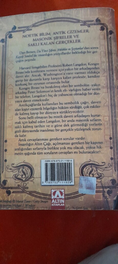 KAYIP SEMBOL, DAN BROWN - 2