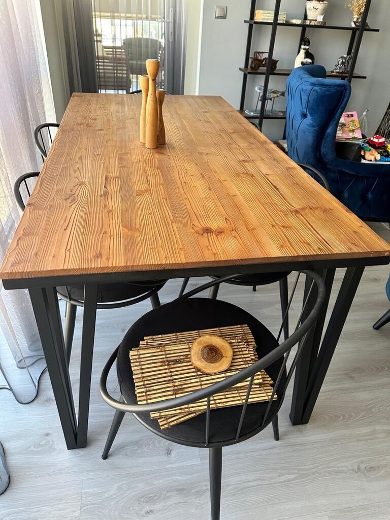 Ahşap yemek masası - 7