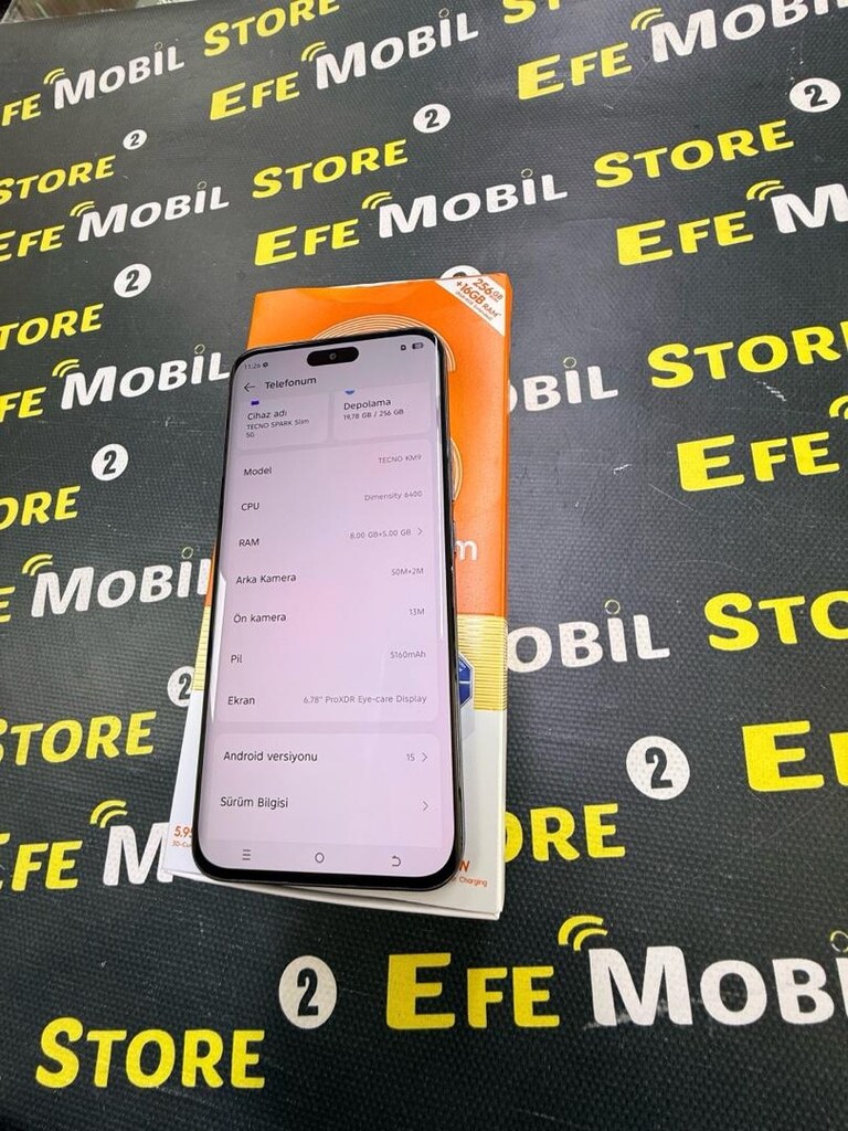 TECNO SPARK SLİM 5G 256 GB HAFIZA 8+8 GB RAM - 8