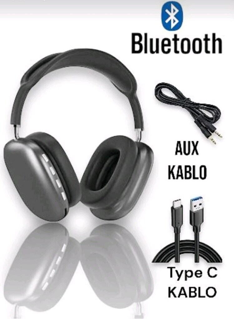 p9 kablosuz Bluetooth kulak üstü kulaklık sıfır ürün - 6