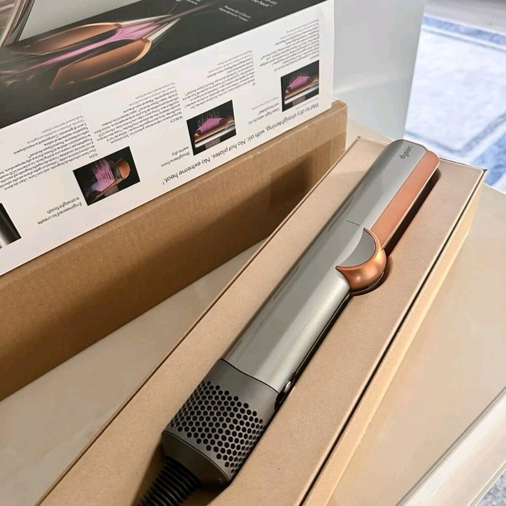 dyson airstrait saç düzleştirici parlak nikel ve bakır - 2