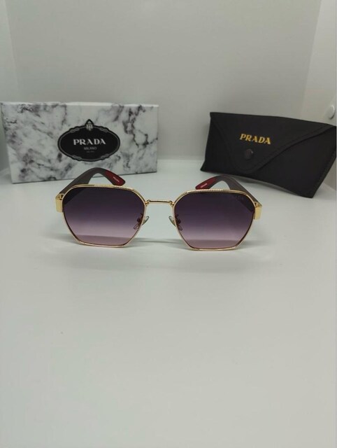 ‼‼PRADA GÜNEŞ GÖZLÜĞÜ KAHVERENGİ CAM