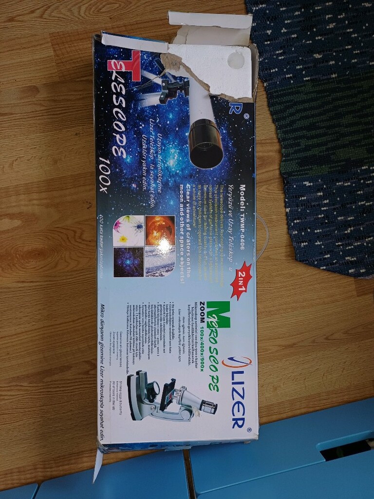 Lizer 2in1. mikroskop&teleskop model:TWMO-0406 - 3