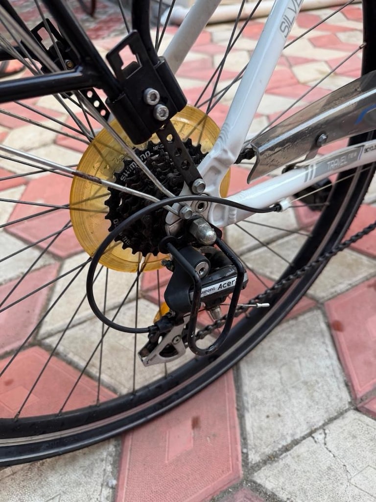 Temiz Kullanılmış Zündapp 28 Jant Alman Markası Bisiklet 21 Vites - 4