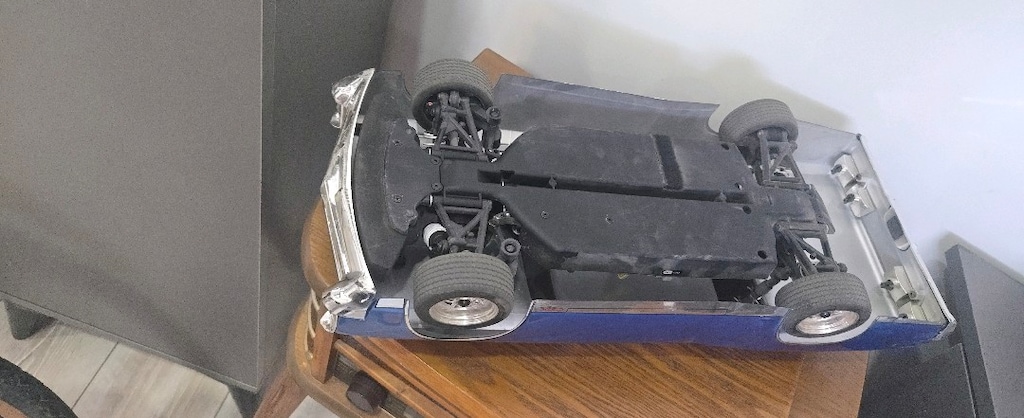 RC CAR 1967 PONTIAC GTO TYROL BLUE - 10
