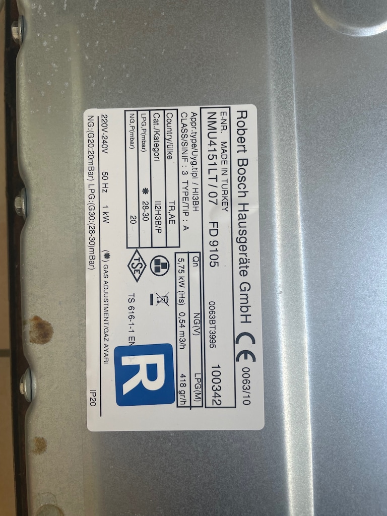 Bosch marka elektrik&gaz 4 bölmeli ankastre ocak - 3