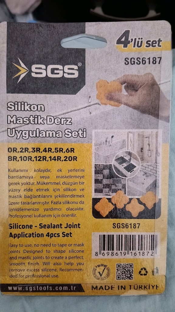 SİLİKON MASTİK DERZ UYGULAMA SETİ - 2