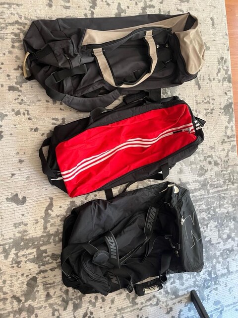 3 adet Marka spor çanta