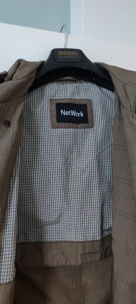 NetWork Kruvaze Kesim Erkek Trençkot - Kahverengi 50 Beden - 3