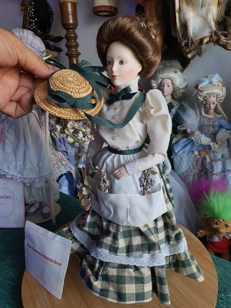 porselen bebek vintage damgalı sertifikalı - 15