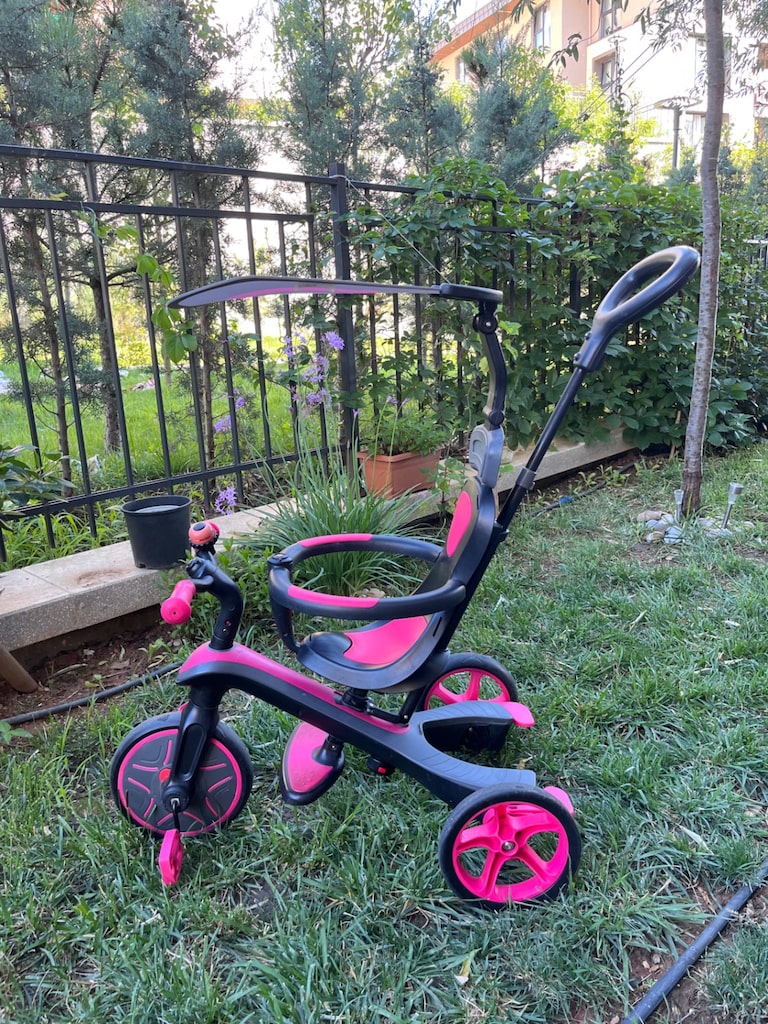 Globber 3 Tekerlekli Bisiklet 4in1 - Pembe Renk - 6