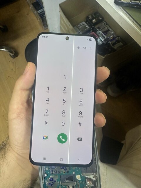 Samsung s24 fe orjinal çizgili ekran