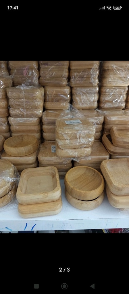 3 lüı ahşap çerezlik sıfır - 2